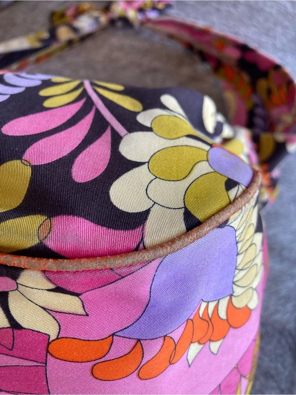 Vintage Kate Spade Funky Retro Floral Gabi Ashbury Hobo Bag